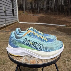 Hoka Mach X 1141450 DDL Dusk/Cloudless Running Shoes Sneakers Mens Size 11.5 D 